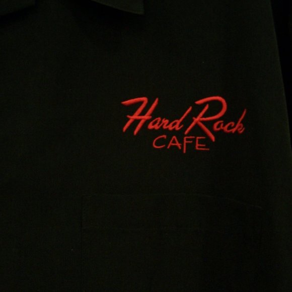 VTG HARD ROCK CAFE ATLANTA CAMP SHIRT S5062 - Picture 4 of 13